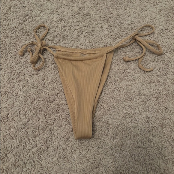 Goldie Tan Ribbed Bikini Set - Picture 5 of 8